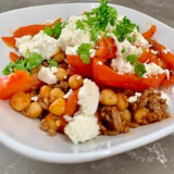 Kichererbsen-Hack Pfanne