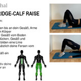 GLUTE BRIDGE-CALF RAISE