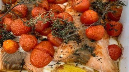 Marinierter Ofen-Lachs